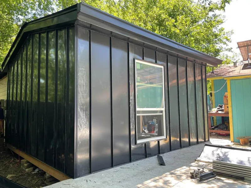 Black standing seam metal wall panels for Roof Inspection in Crooked River Ranch
